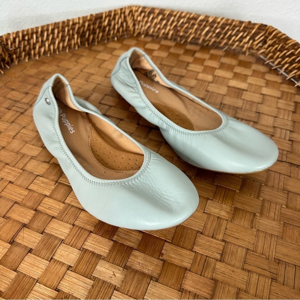 Hush Puppies Chaste ballet flats pale blue balletcore normcore minimali casual